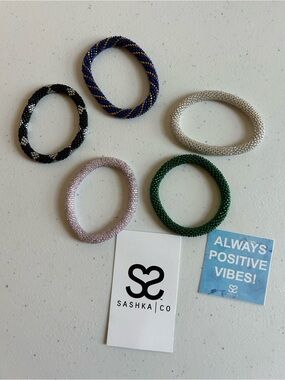 Sashka Co Beaded Bracelet Set - Multicolor